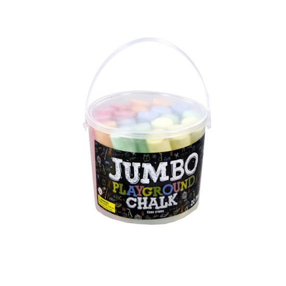 Jumbo Chalks Bucket - 20 Pack