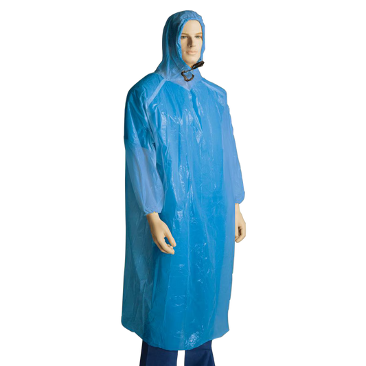 Polyethylene Poncho Blue (200/ CTN)