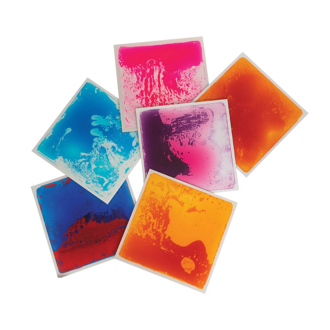 Sensory Liquid Floor Tiles 50x50cm - Set Of 6