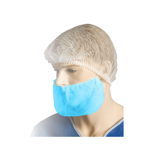 Bastion Blue Polypropylene Beard Cover - Double Loop