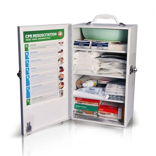 Workplace Compliant First Aid Kit - Metal, Wall-mount