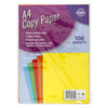 A4-100 Sheets ( 5 Bright Colours)