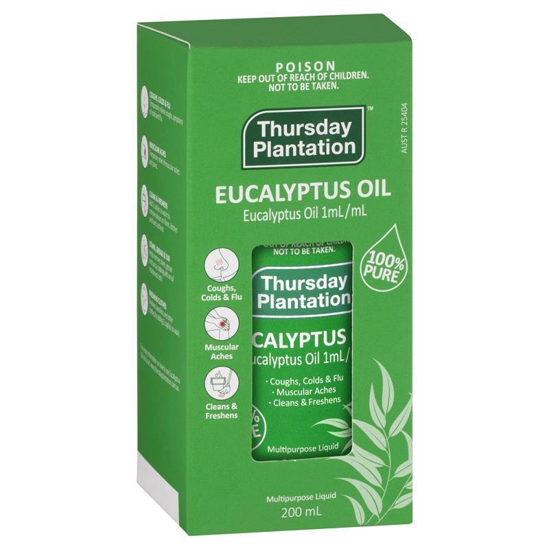 Pure Eucalyptus Oil (200ml)