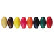 Colorful  Wooden Long Beads - 100pk
